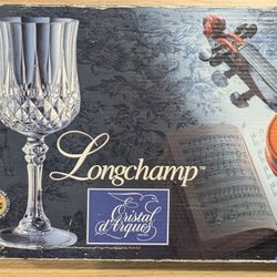 Cristal D'Arques Longchamp Crystal Wine Glass Set of 6