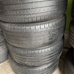 225/55R19 4 used tires toyo