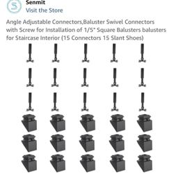 Angle Adjustable Connectors,Baluster Swivel Connectors with Screw
