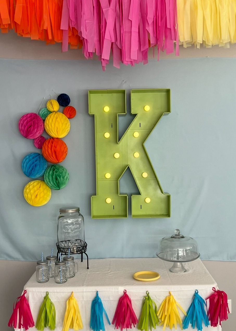 3ft Marquee Light Up Letter “K” - $10