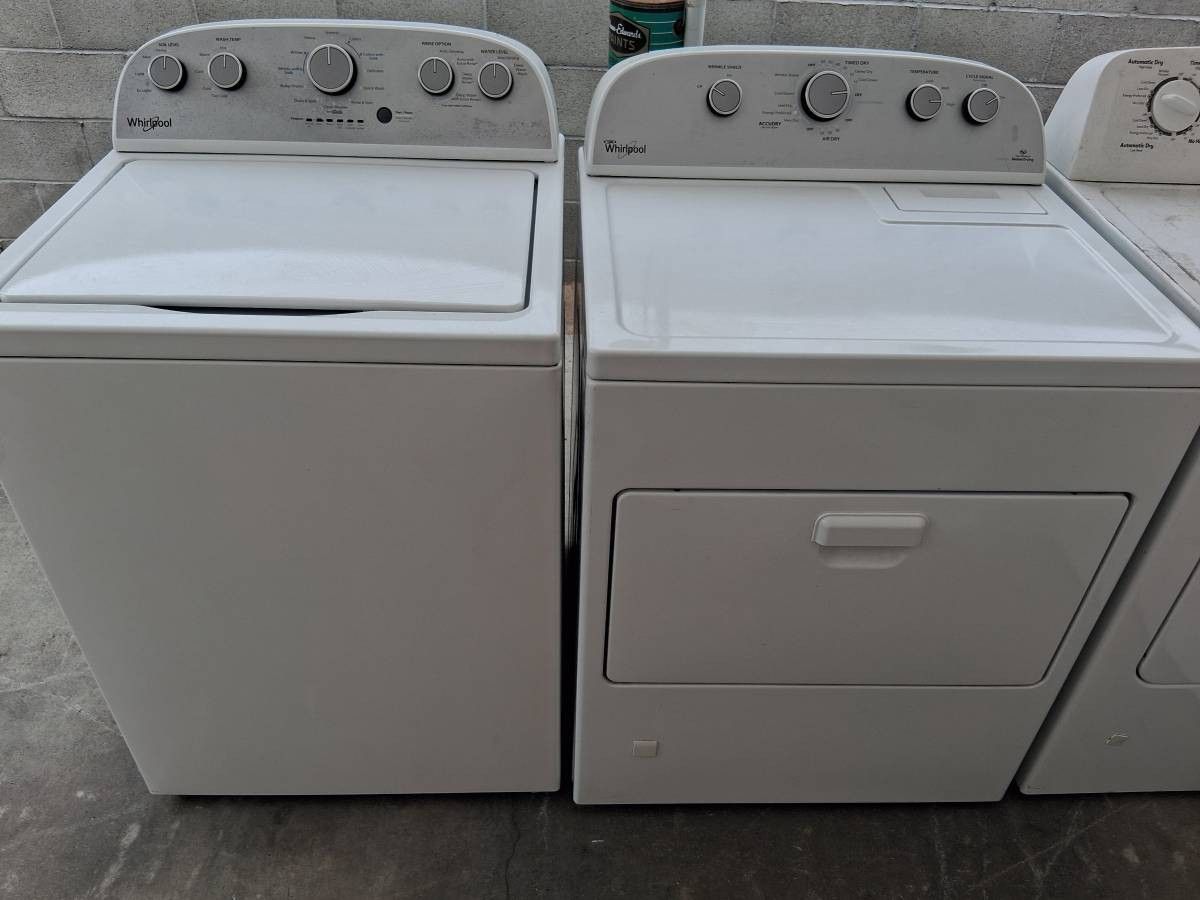 Whirlpool High Efficiency Energy Saving Gas Dryer And Washer Set