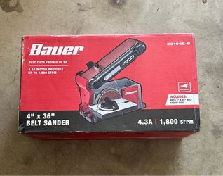 Bauer 4”x36” belt sander