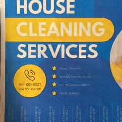 Cleaning, Laundry And Organizing Services