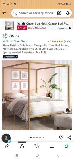 Full size bed(teal)I also have a gold one