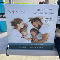 Safe Rest Premium Mattress Protector  King Size 