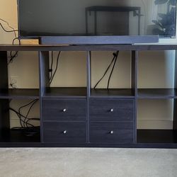 IKEA KALLAX Shelf w/ Inserts