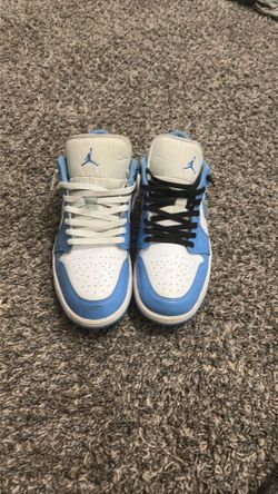 Custom lace Jordan 1 Low “LEGEND BLUE” size 11 NO BOX