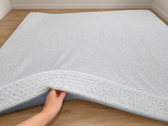 SUBRTEX King Size 3" Gel Memory Foam Mattress Topper + Free Storage Bag