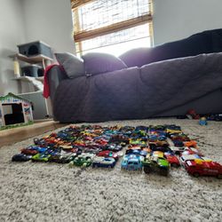 Hot wheels and matchbox cars