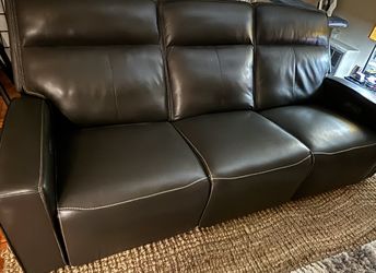 Reclining Leather Sofa