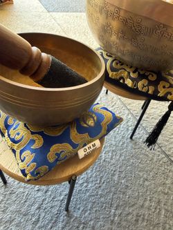 The Ohm Store Handmade Tibetan Singing Bowls (Set of 2)