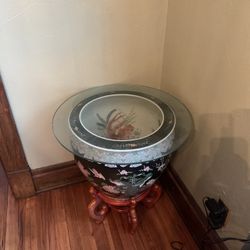 Oriental Fish Bowl Table