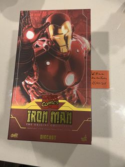 Iron Man Origins Marvel Comics Diecast Hot Toys