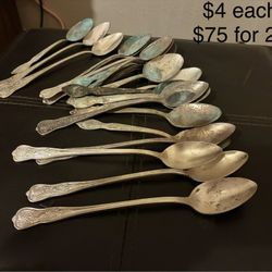 Sterling Silver US Navy Spoons 