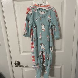 Carters Just One You Girls Winter Footed PJs 18mos