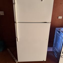 White Maytag Refrigerator. 