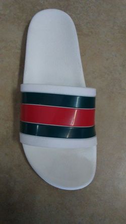 Summer slides. Hot fashion