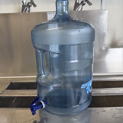 5 gallon bottle with NEW spigot & cap
