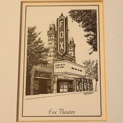 Atlanta Fox Theatre 1987 Small Print