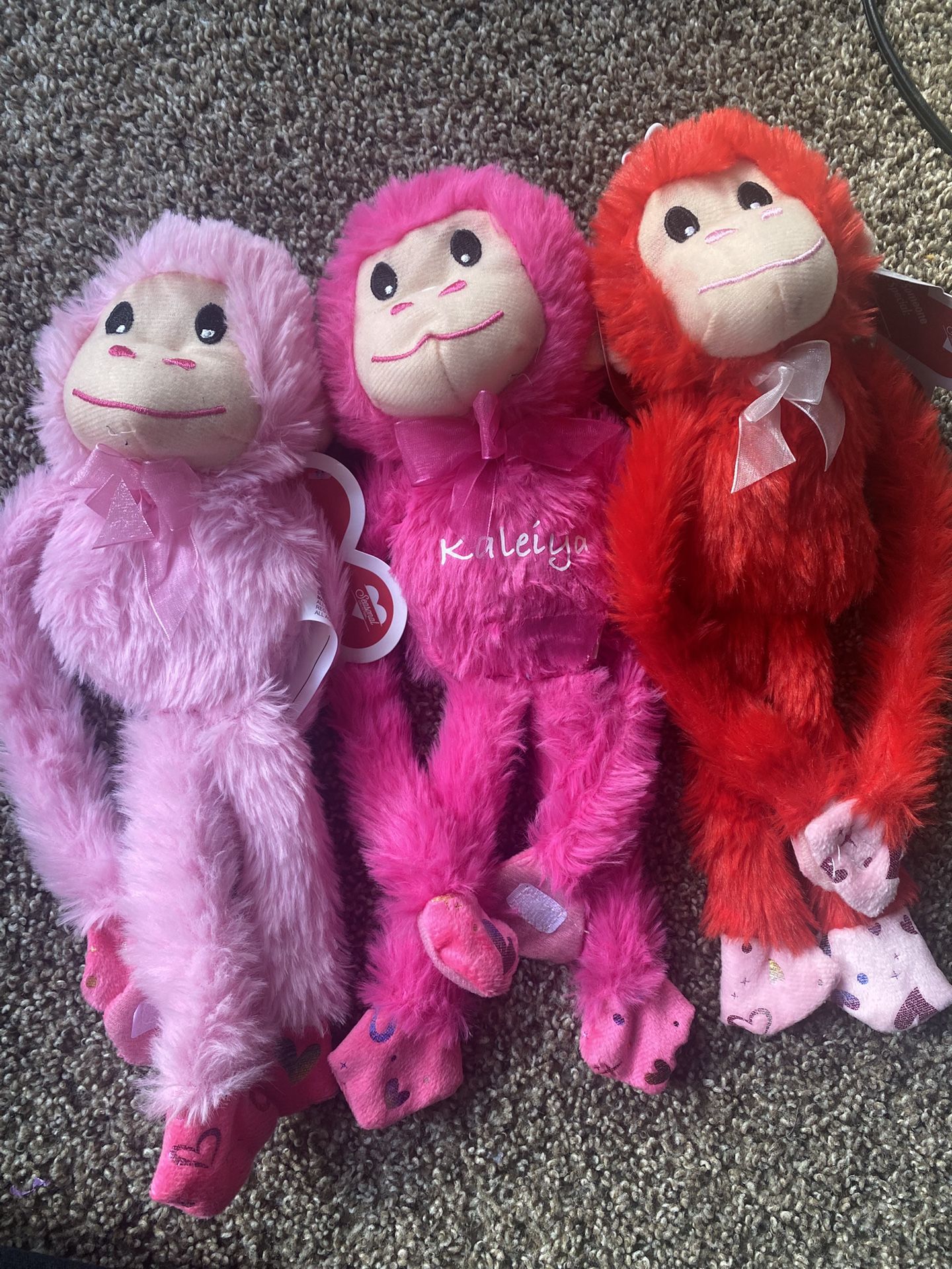 Personalized Valentines Day Stuffies