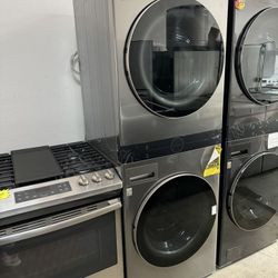 Lg Stackable Washer And Gas Dryer