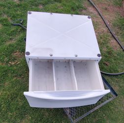 Washer or Dryer Drawer Universal Pedestal Cabinet for added storage Porterville