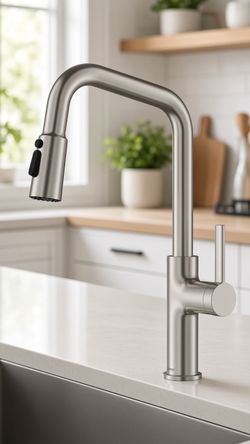 Kitchen Faucet by Karran - Stalbridge Pull-Down Stainless Boxed KKF710SFSS