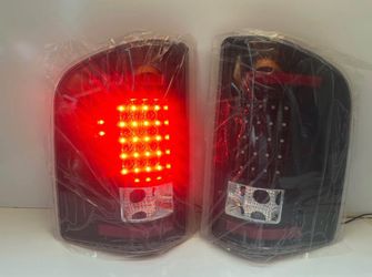 2007-2014 CHEVY SILVERADO BLACK LED TAILLIGHT PAIR