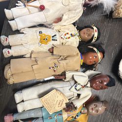 Vintage Indian Native American Doll Collection 