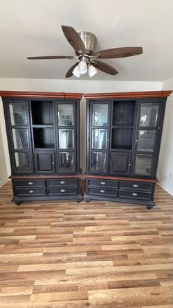 2 Large cabinets