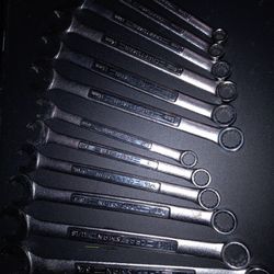 12 Like New Made In USA Craftsman Quick Wrenches 