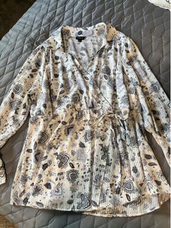 Long sleeve blouse