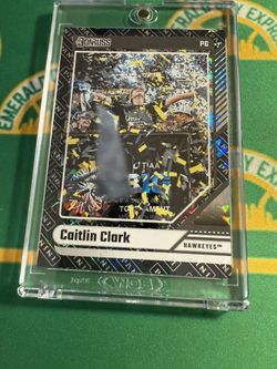 2024 Panini Donruss Caitlin Clark #14 Collection Black Rainbow Foil RC