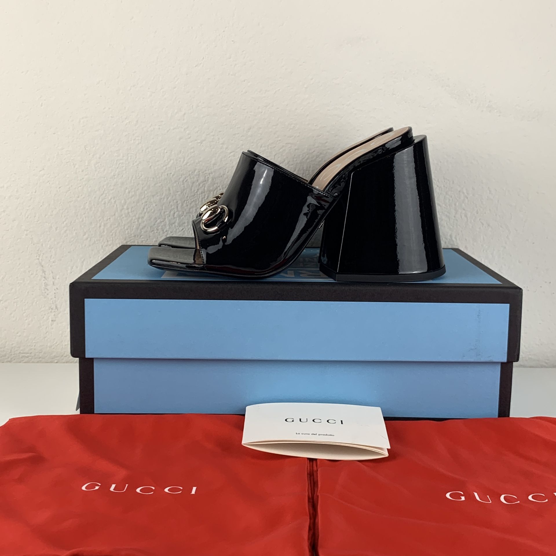 Gucci Horsebit Black Heels Pumps Shoes