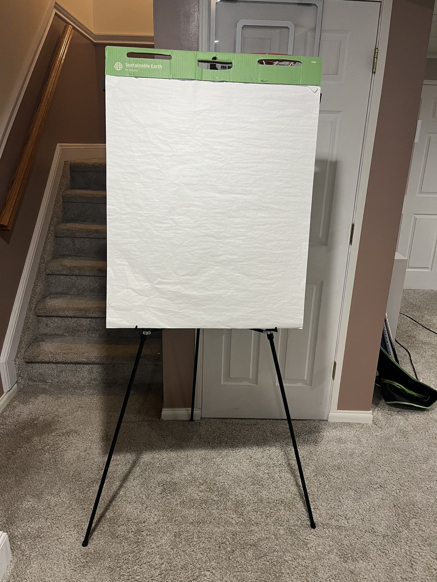 Easel With Pad Extends To 6 Feet Tall. 