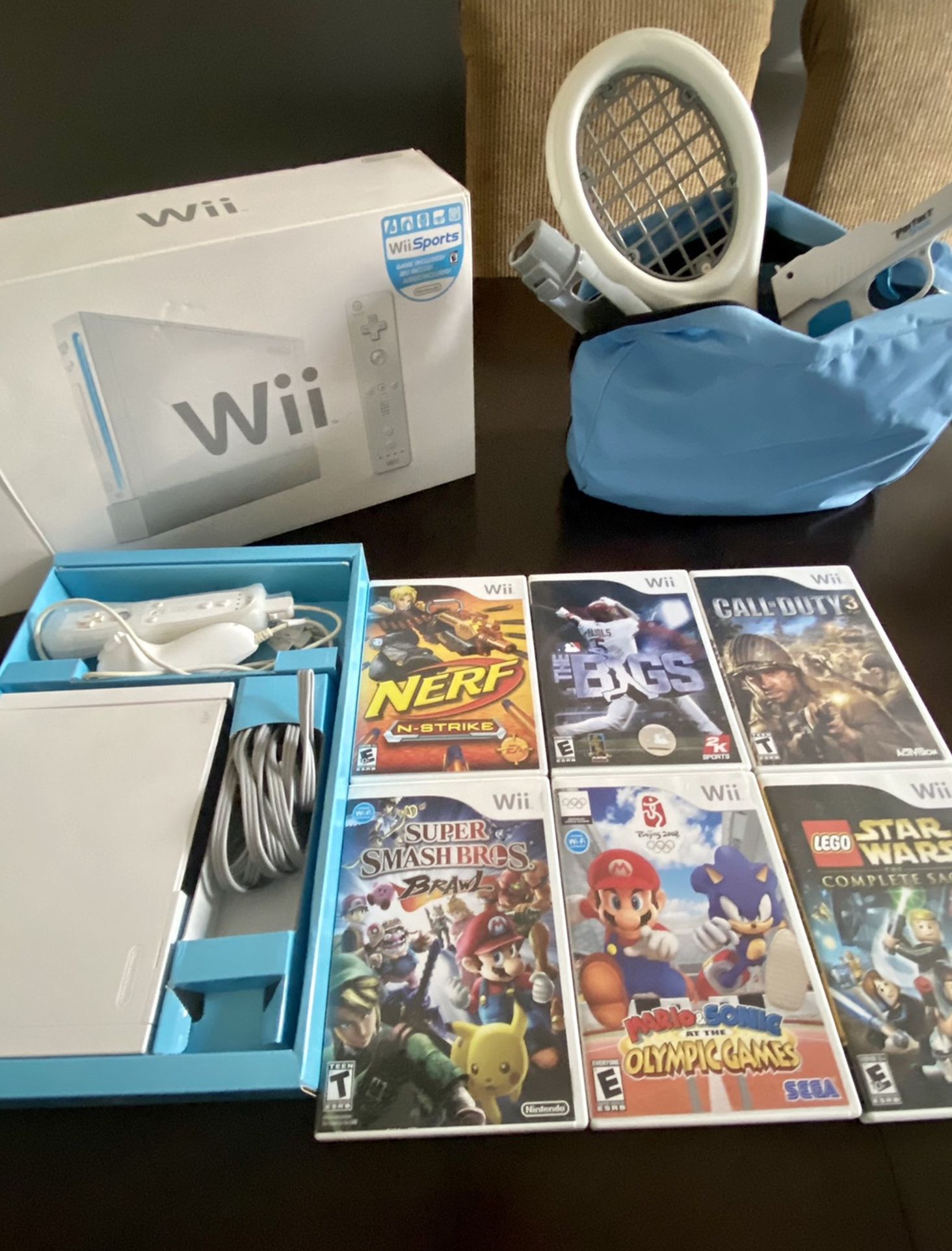 Nintendo Wii Console And Multiple Games
