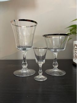Vintage Fostoria glassware