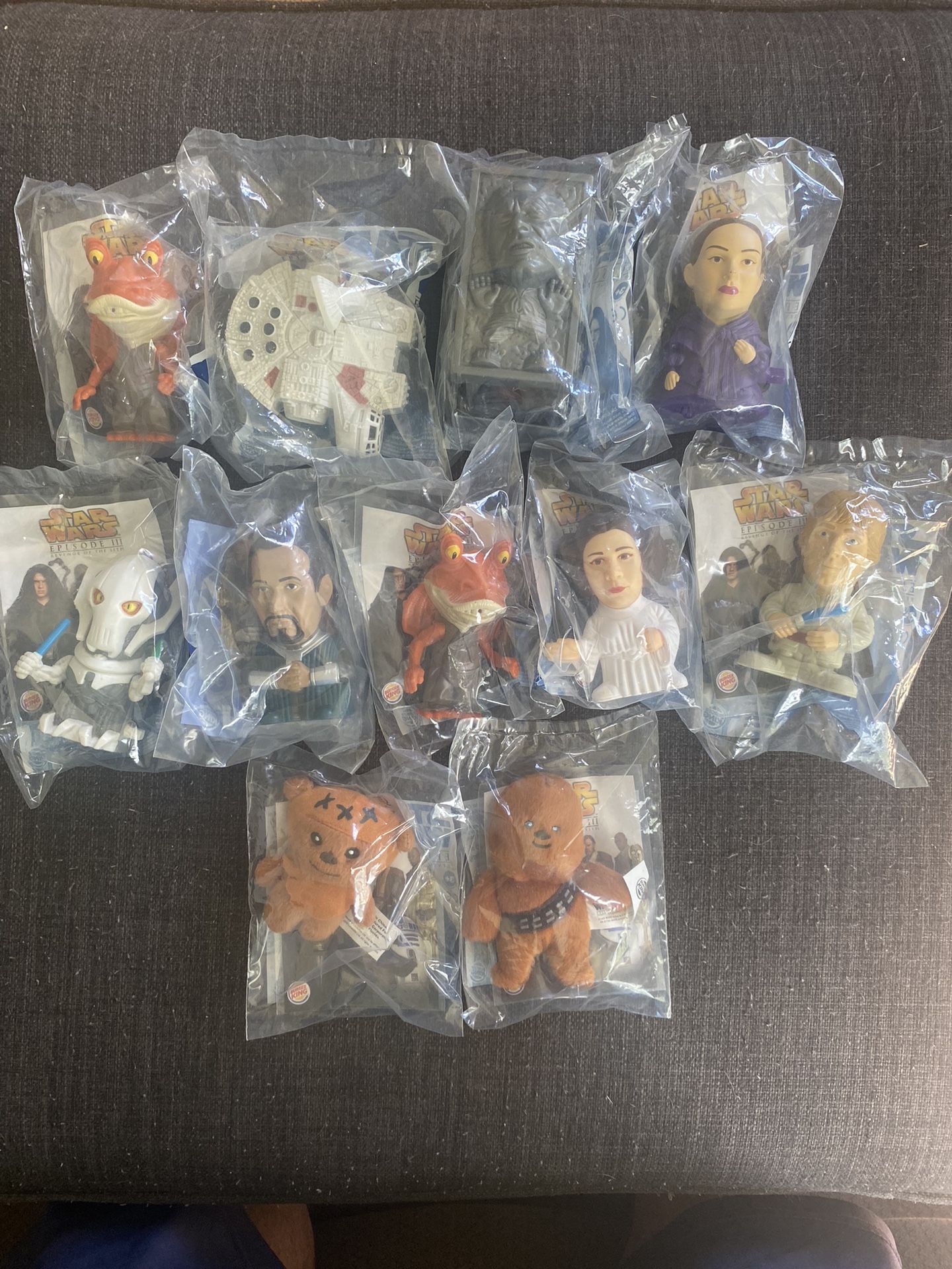 Lot Of Burger King Star Wars Toys