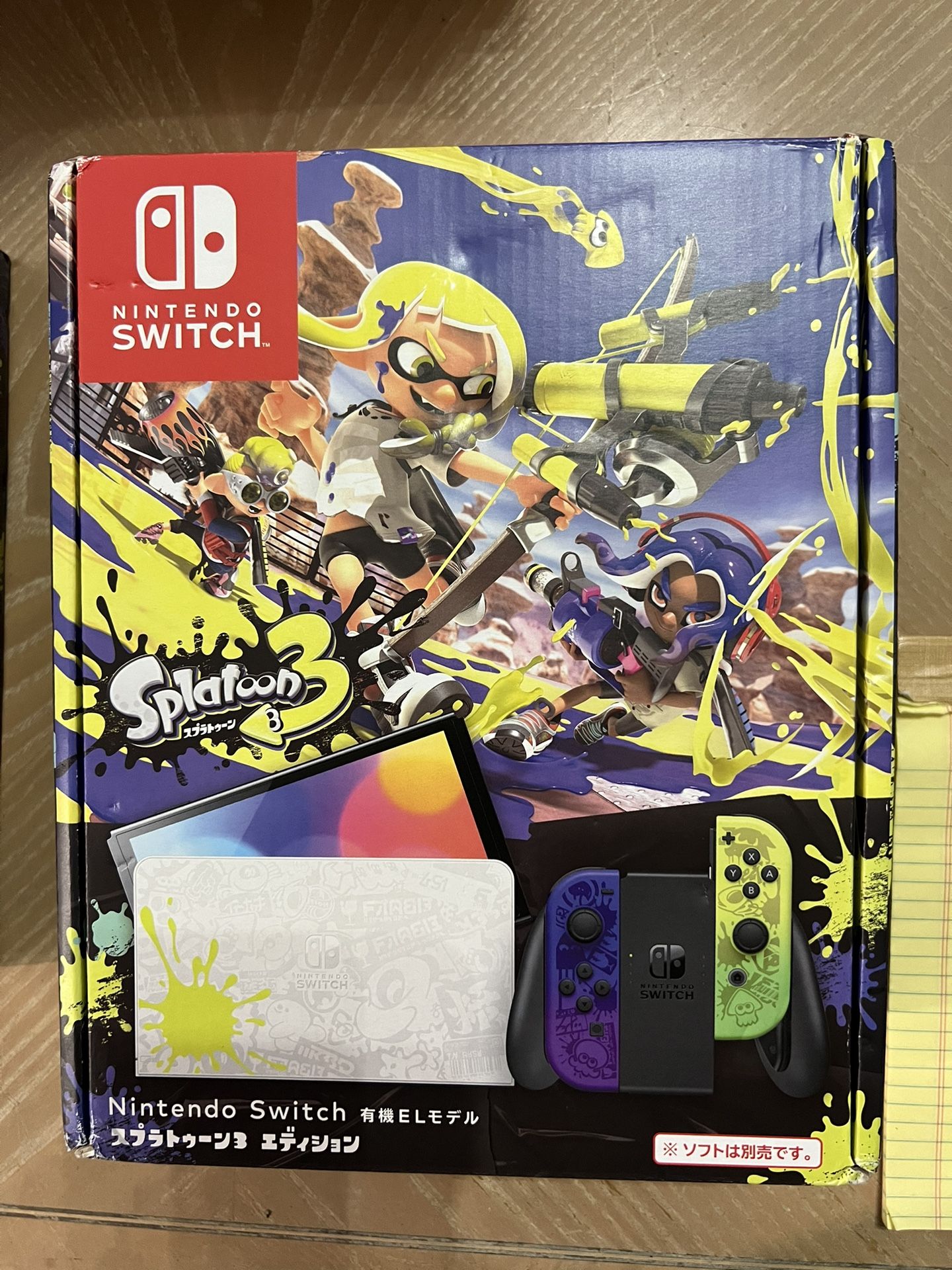 BRAND NEW Nintendo Switch – OLED Model Splatoon 3 Edition (Japanese Switch) Region Free