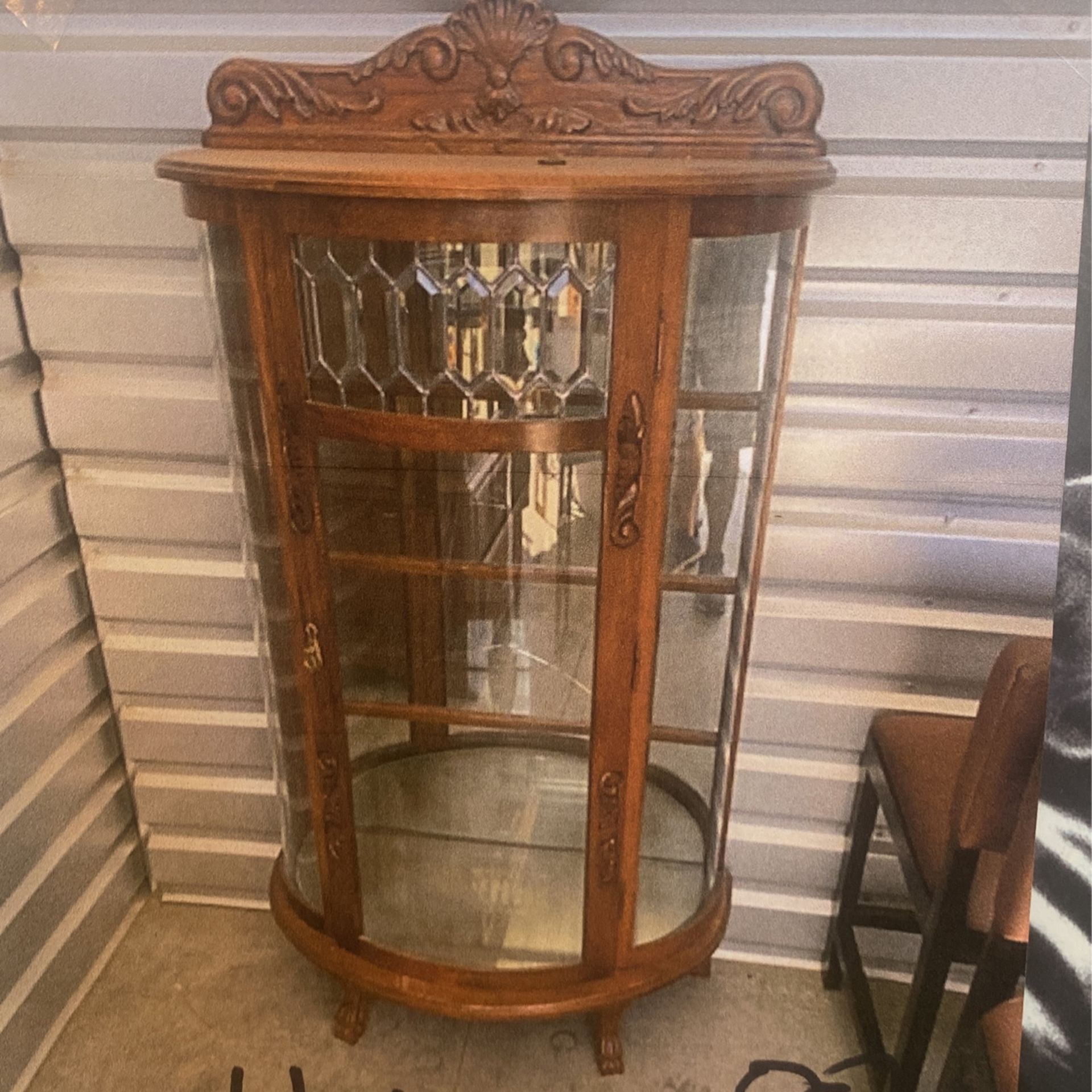 Antique half round curio for Sale in Winchester, CA OfferUp