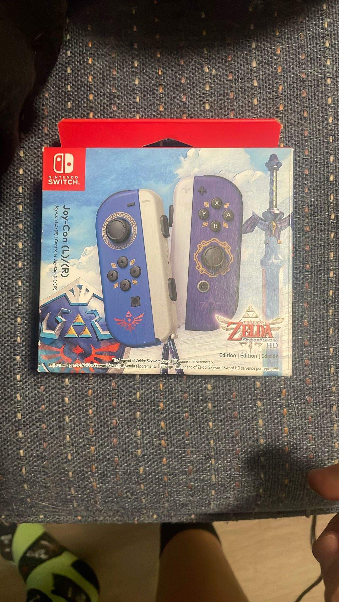 Switch Zelda Joy Cons