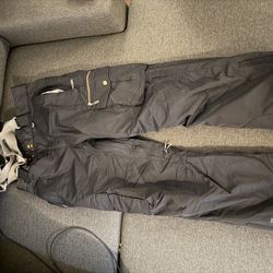 M3 Millennium Three Men’s Snowboard / Ski Pants with Suspenders Size L Waterproof Black