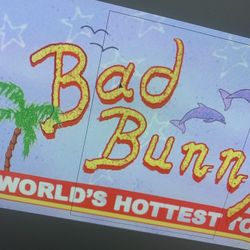 badbunny stickers and apparel