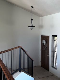 Front door entry lamp