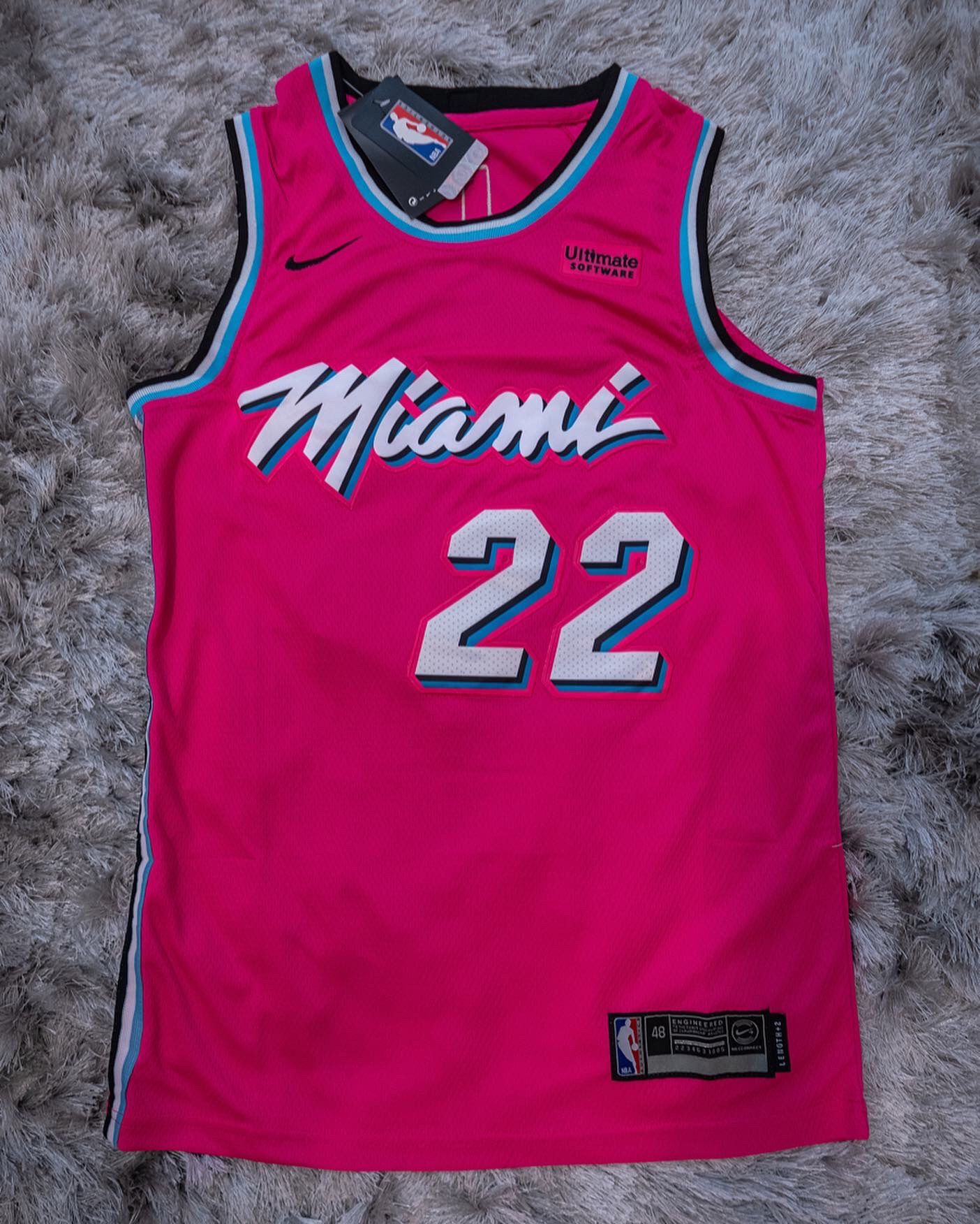 Jimmy butler pink miami heat jersey