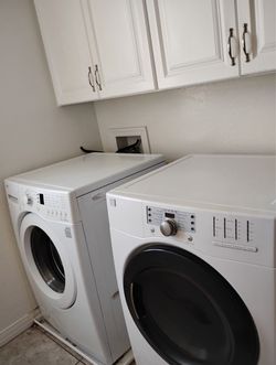 Washer and dryer