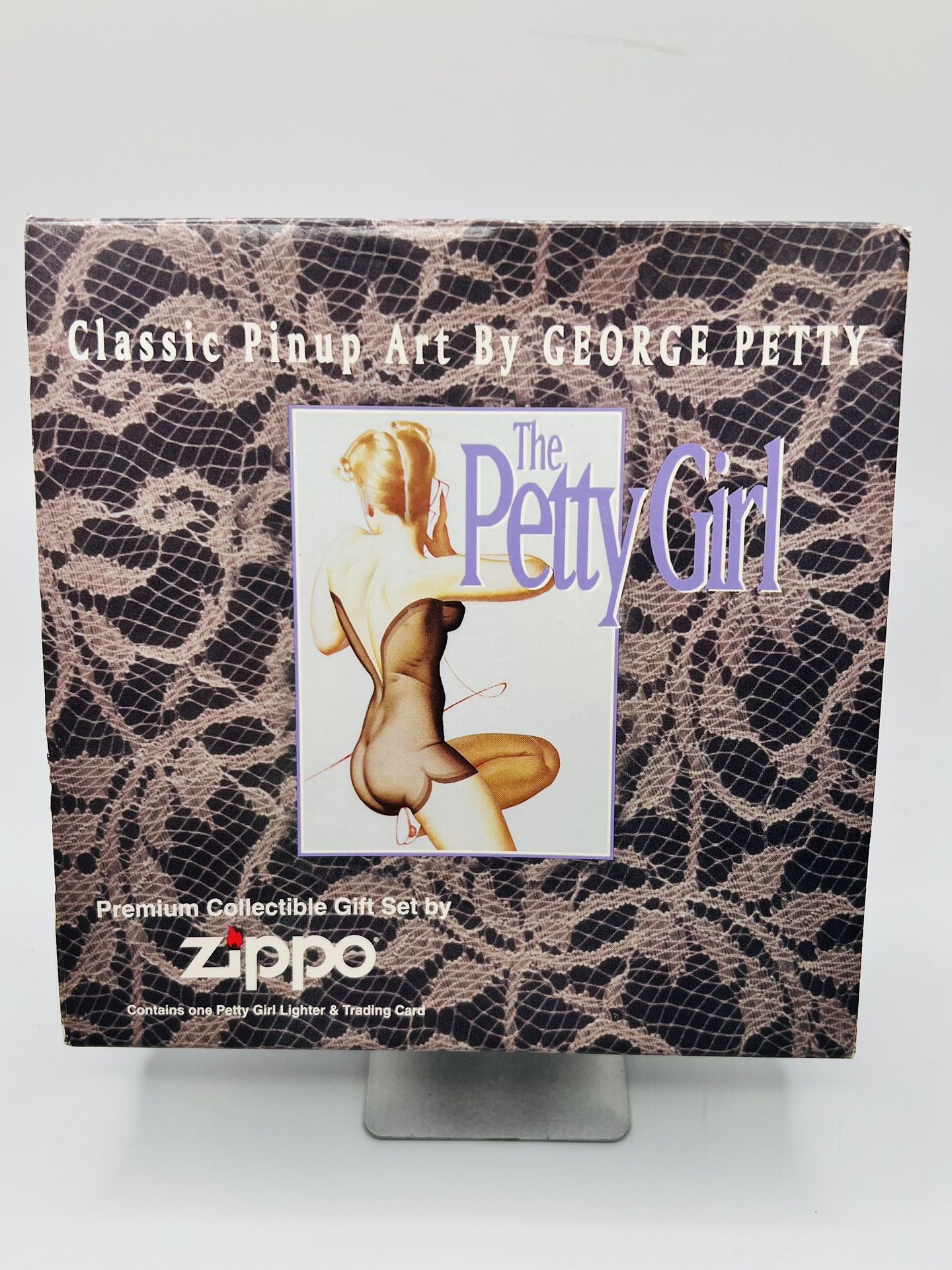 Vintage Petty Girl Pin Up Art By George Petty Zippo