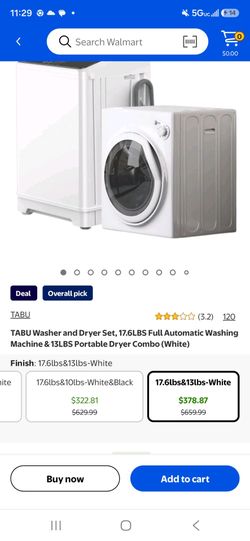 Washer and dryer for RV 200.00