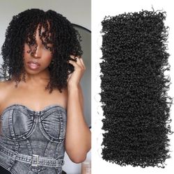 10packs Yanky Twist Crochet Braids Hair Extensions Natural Black Color Pre-Looped New