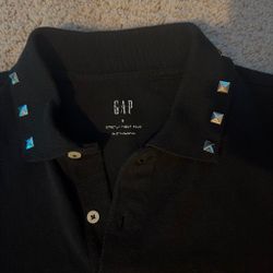 Gap polo shirt with silver stud